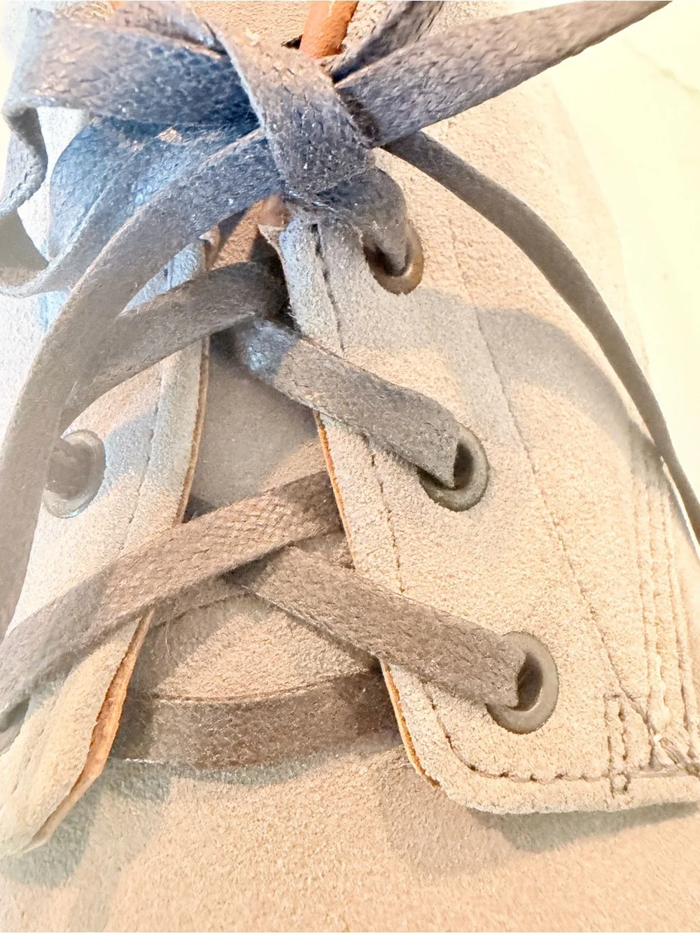 Wolverine 1000 Mile Sneaker Lo Gray Suede Made USA 12D